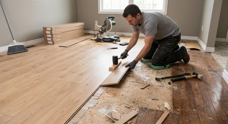 Laminate Floor Installation in Brookfield, CT