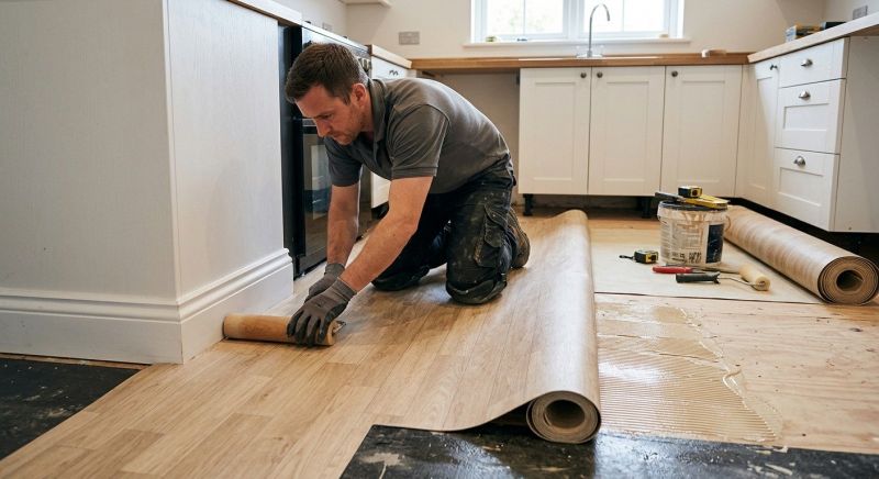 Sheet Linoleum Installation in Central Valley, NY