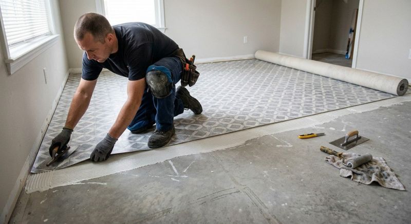 Sheet Linoleum Installation in Central Valley, NY