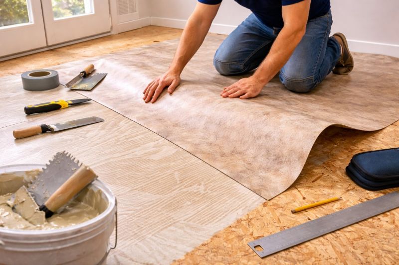 Sheet Vinyl Installation in Bethel, CT